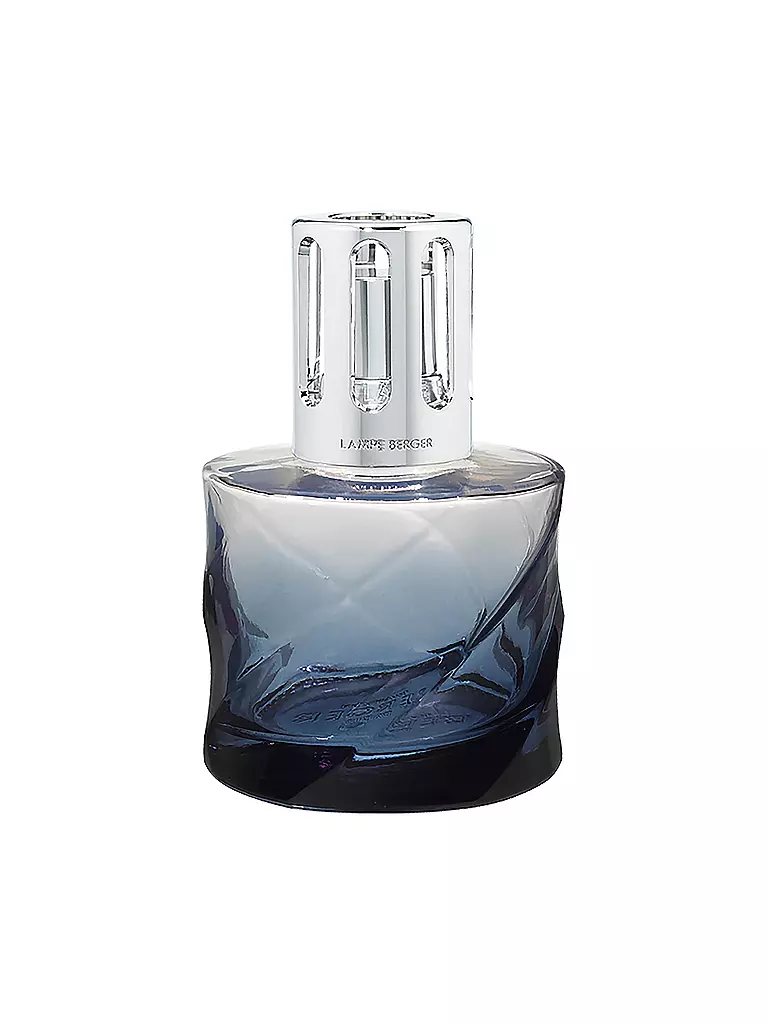 MAISON BERGER PARIS Lampe Berger Set FLACON SPIRALE BLEUE +250ml Vent D' Ocean hellblau