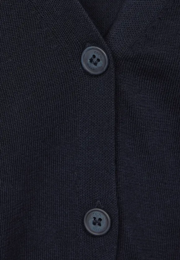 Strick Cardigan - universal blue