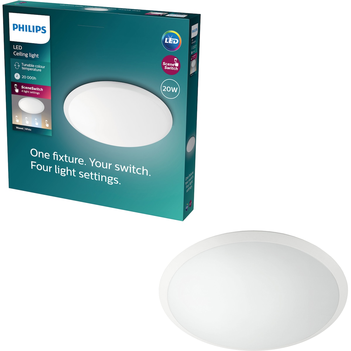 Philips Wavel taklampe 20W