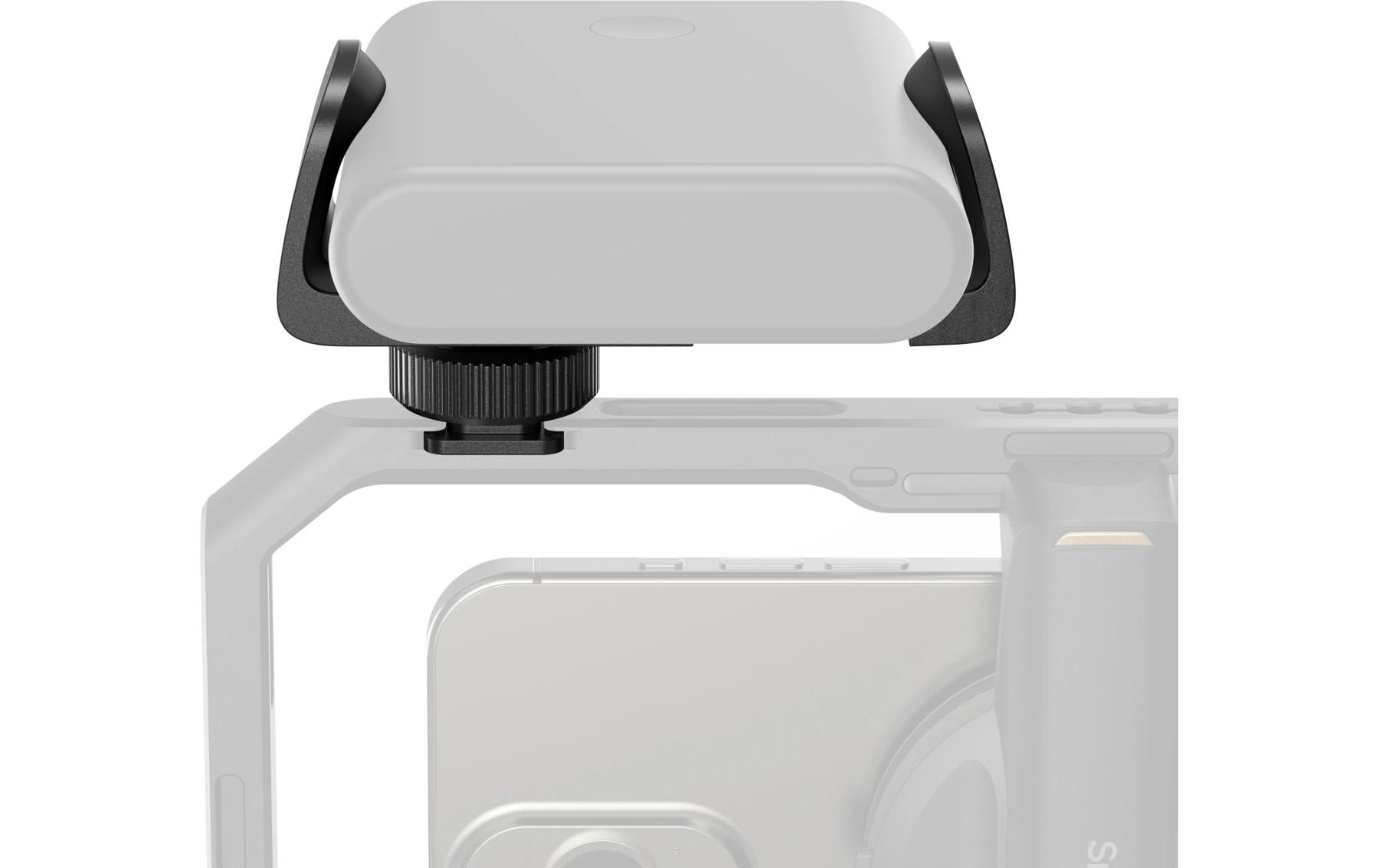 Powerbank-Klemme mit Cold Shoe MountEine universelle Powerbank-Halterung