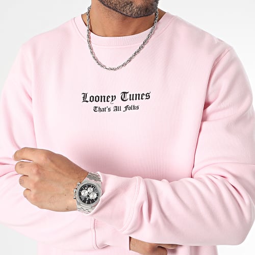 Sweat Crewneck Tweety Graffiti Pink Rose