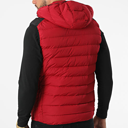 Doudoune Capuche Sans Manches 1206 Rouge