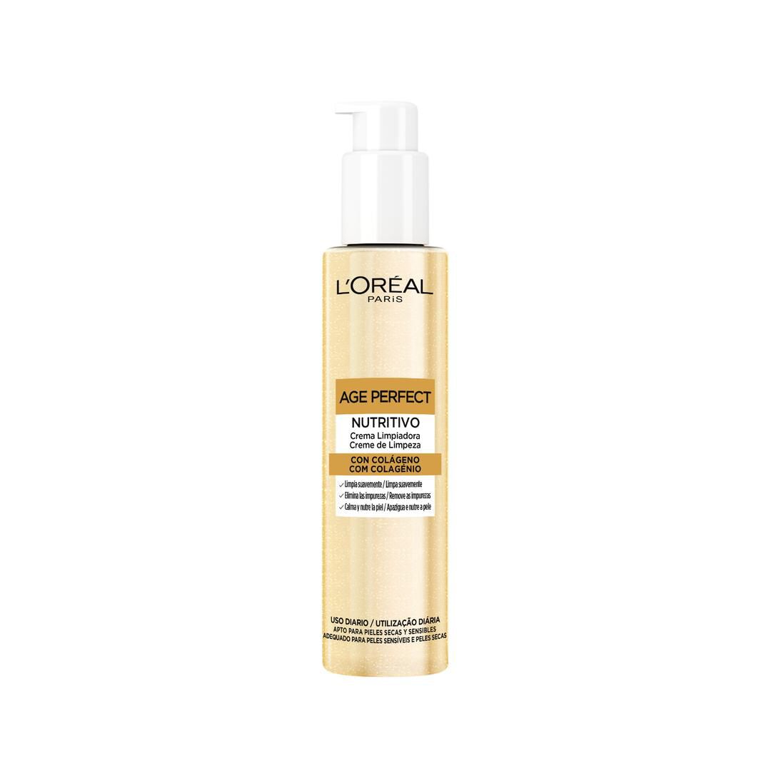 L'ORÉAL PARIS  Age Perfect Creme de Limpeza com Colágenio - 150ml