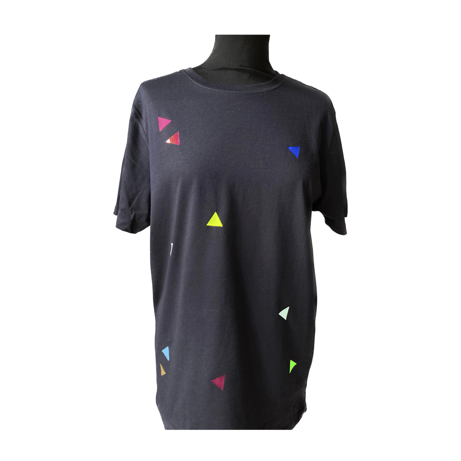 T-Shirt Triangles Navy für Erwachsene