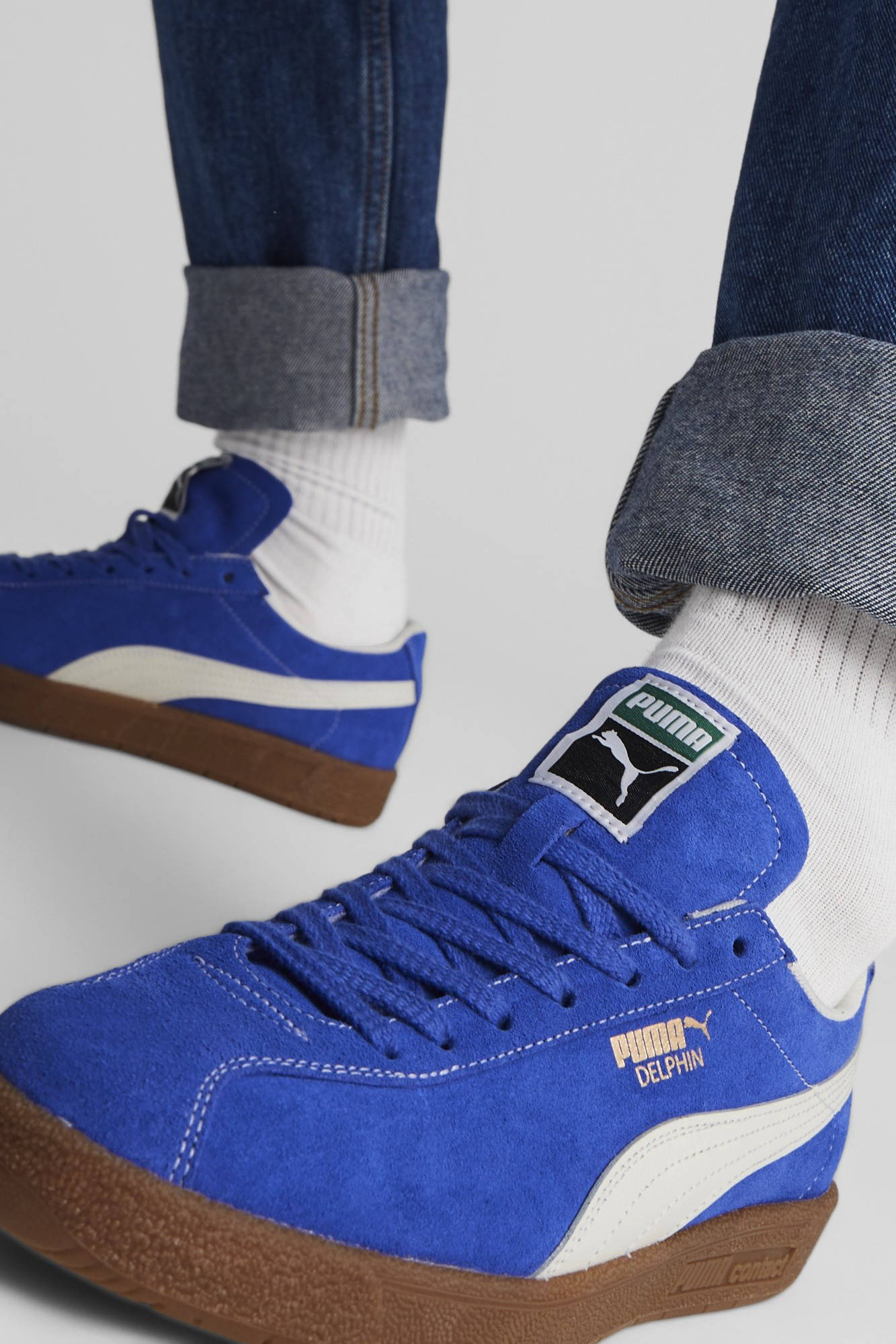 Puma Delphin  sneakers kobaltblauw/wit/gum