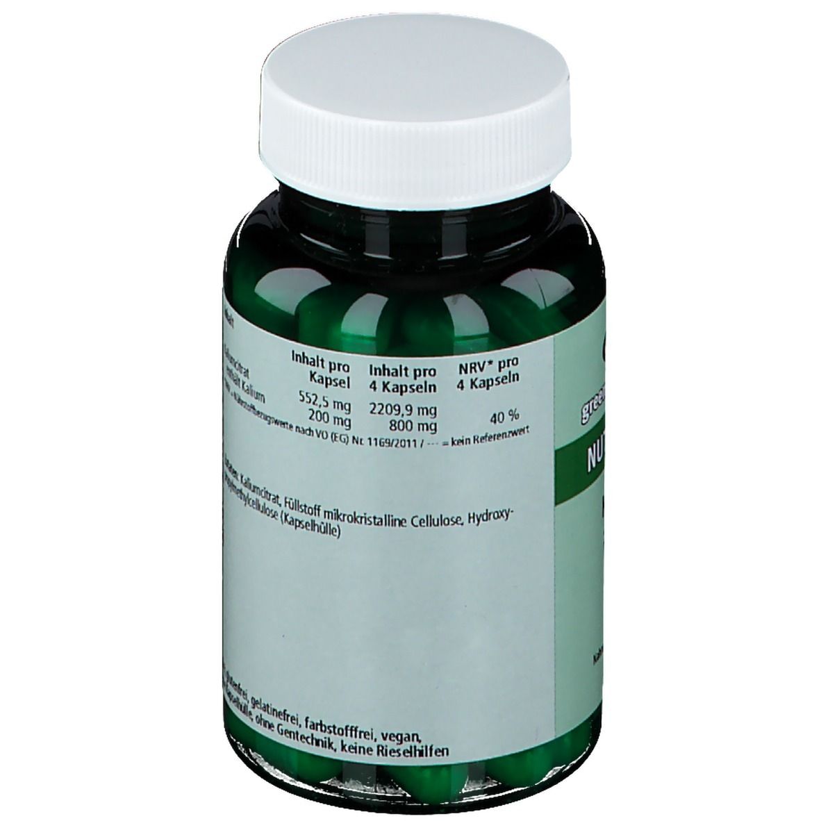 green line NUTRITHEKE Kalium 200 mg