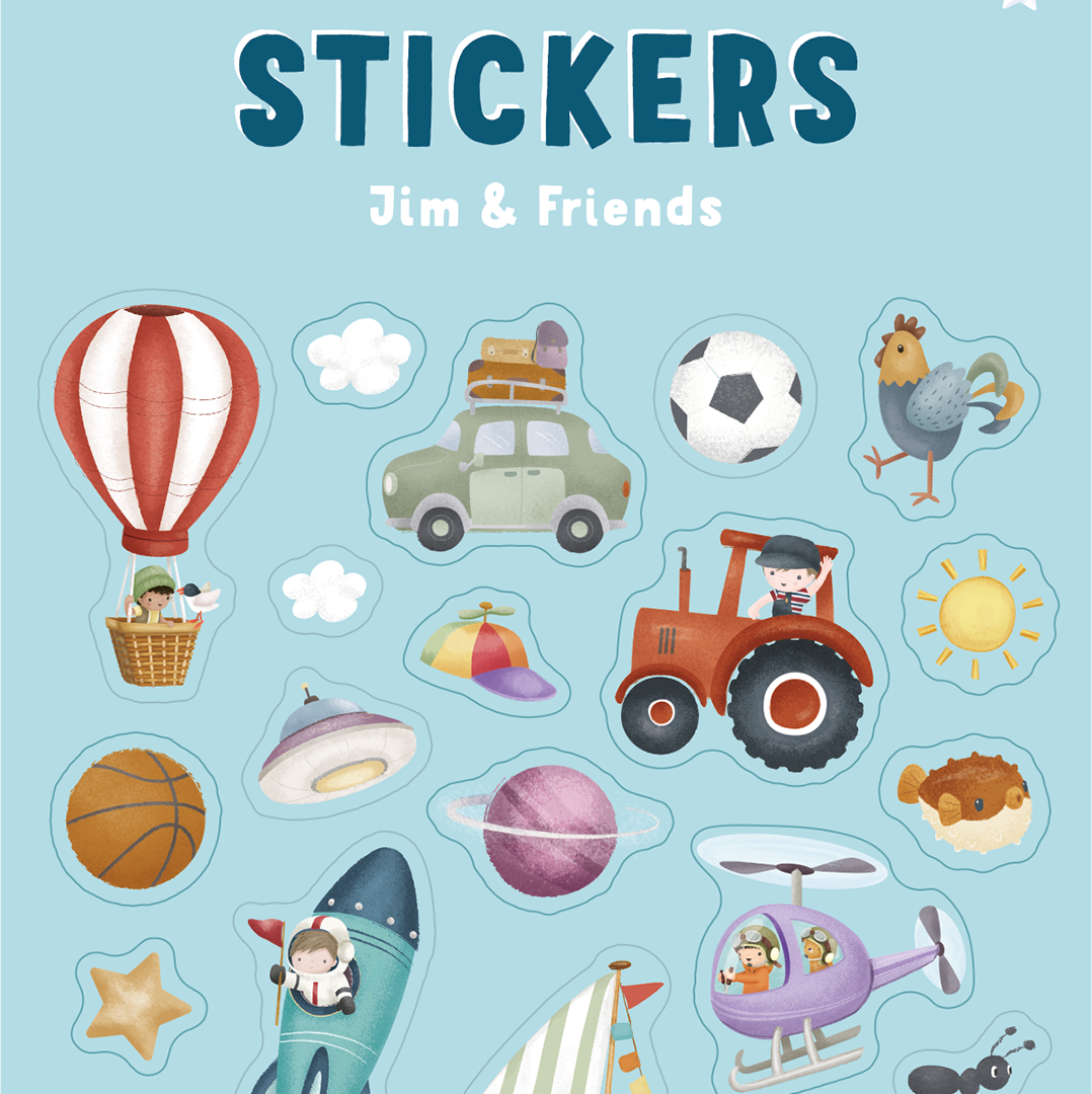 Little dutch stickers jim and friends