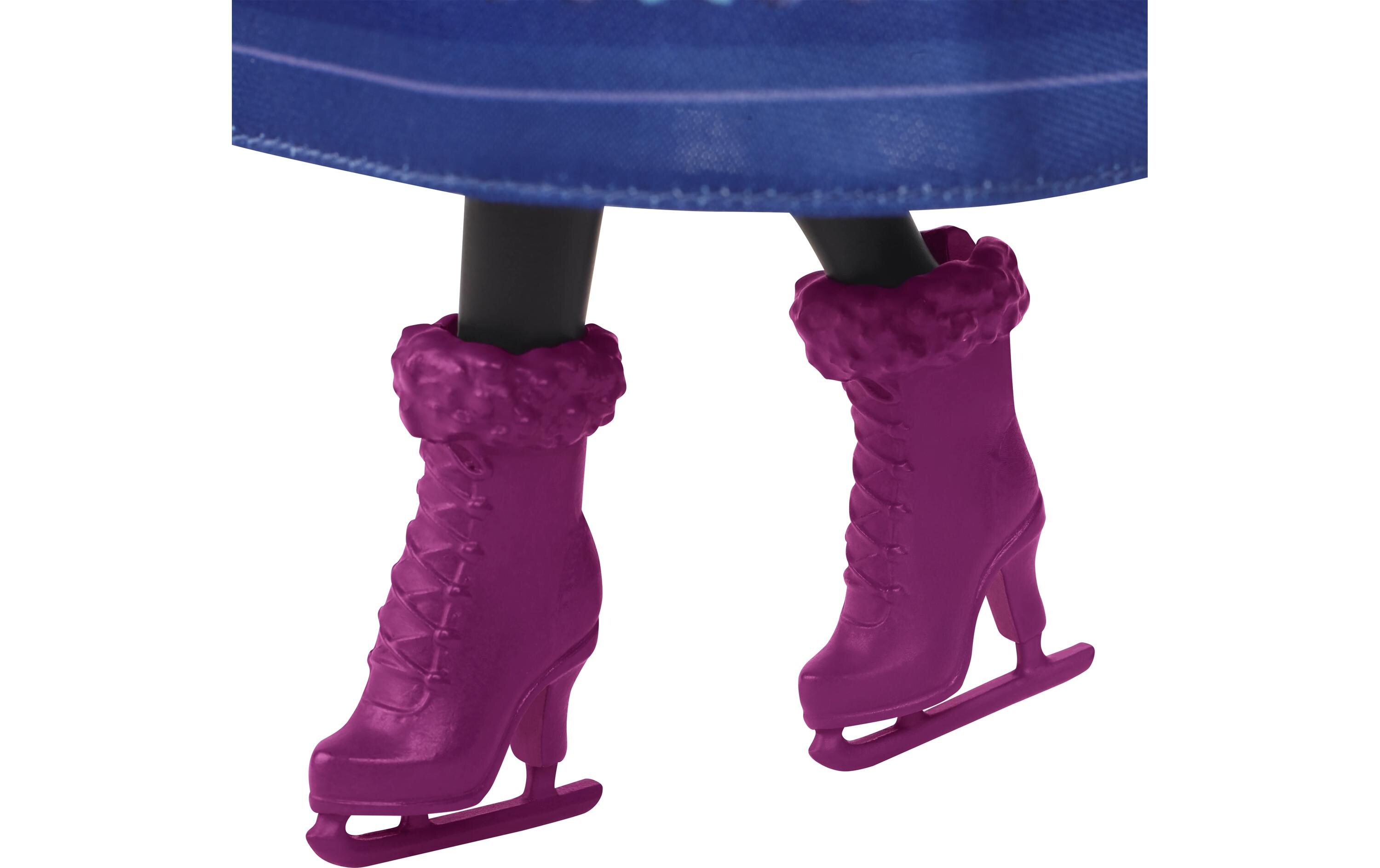 Puppe Disney Frozen Icy Ice Skating AnnaEisläuferin mit glänzenden Haaren