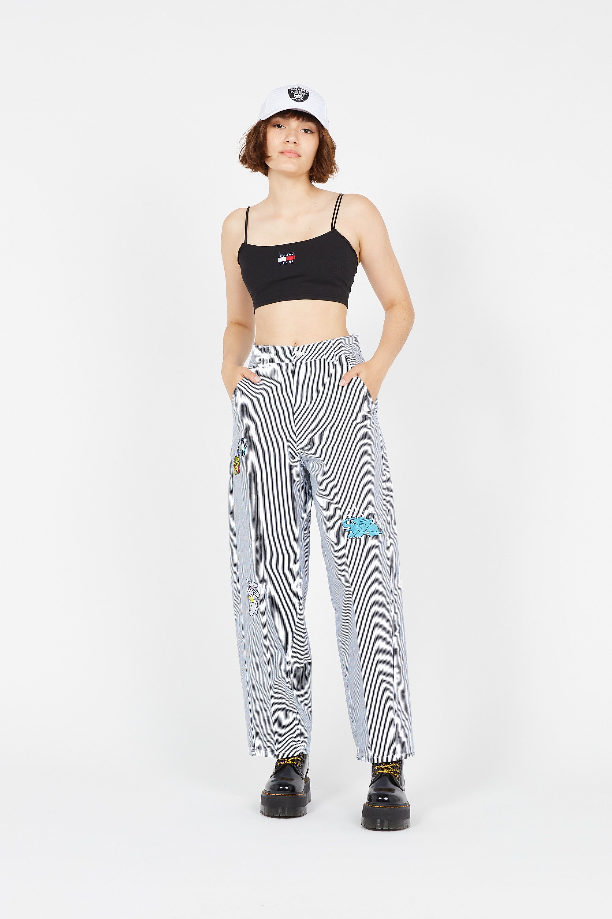 OBEY Pantalon Bleu