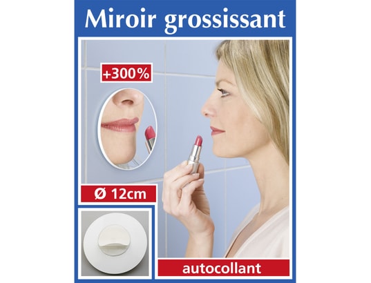 WENKO - Miroir grossissant autocollant 300%