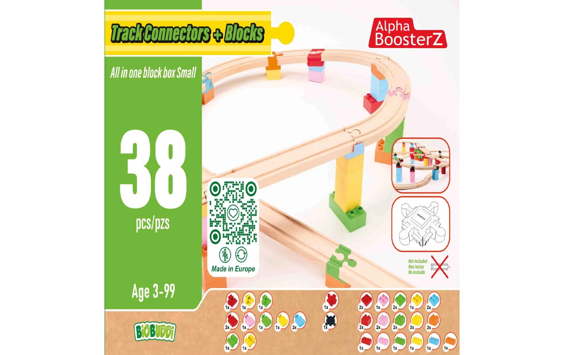 TrackConnectors + Blocks – all in one Block Box S38 Bio-Verbinder und Klemmbausteine