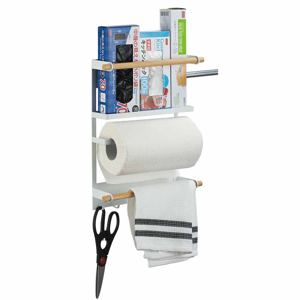 Étagère de rangement aimantée pour réfrigérateur