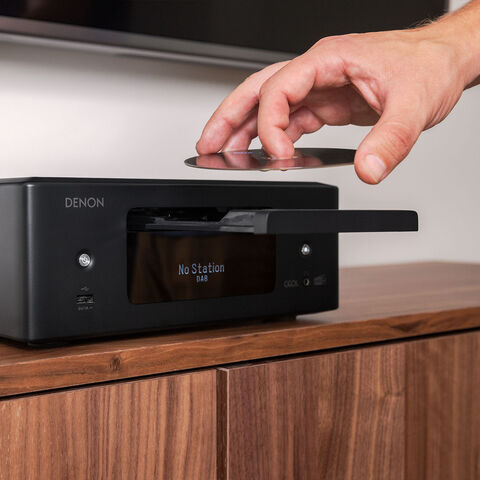 DENON CEOL RCD-N12DAB – mini-streaminginstallatie met HDMI en HEOS Zwart