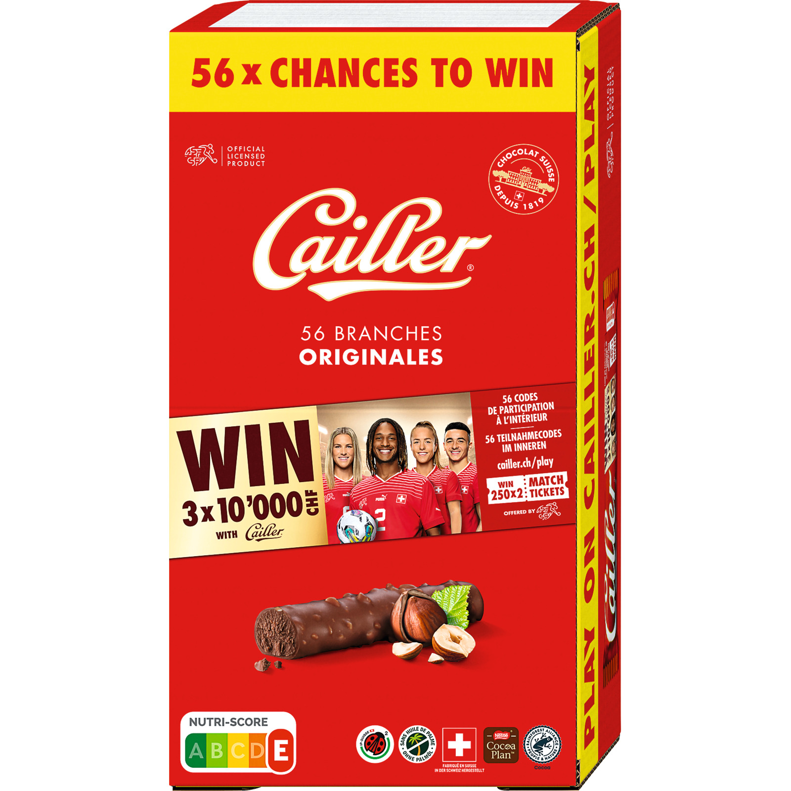 Cailler Branches Milch 56 x 23 g