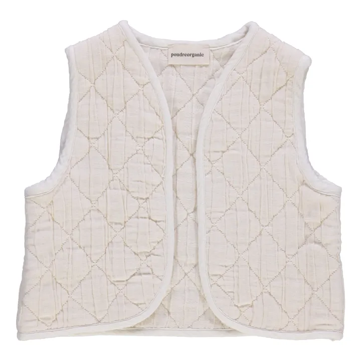 Poudre Organic Veste Avoine Matelassée | Ecru