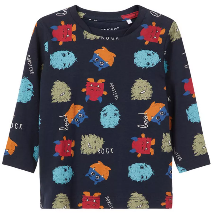 name it Girls Langarmshirt Olso dark sapphire