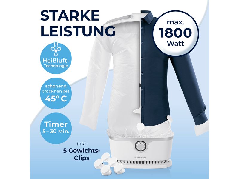 CLEANmaxx Hemdenbügler CLEANmaxx Bügler für Hemden & Blusen