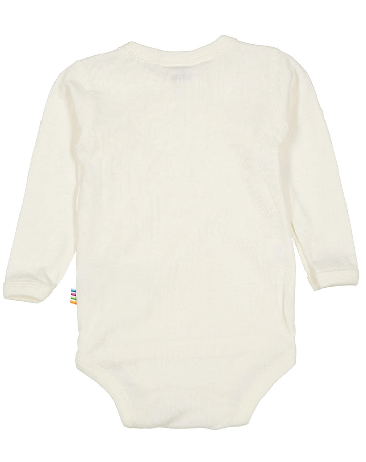 Wickel-Body SOFT mit Wolle und Seide in off white
