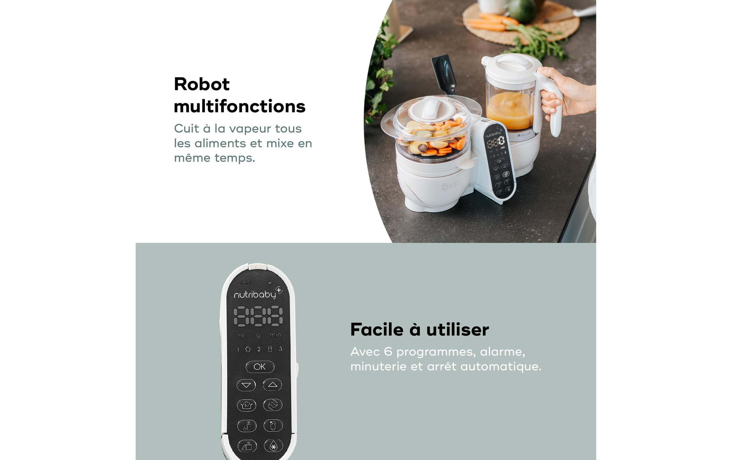 BABYMOOV Babynahrungszubereiter »Nutribaby Plus Mineral«