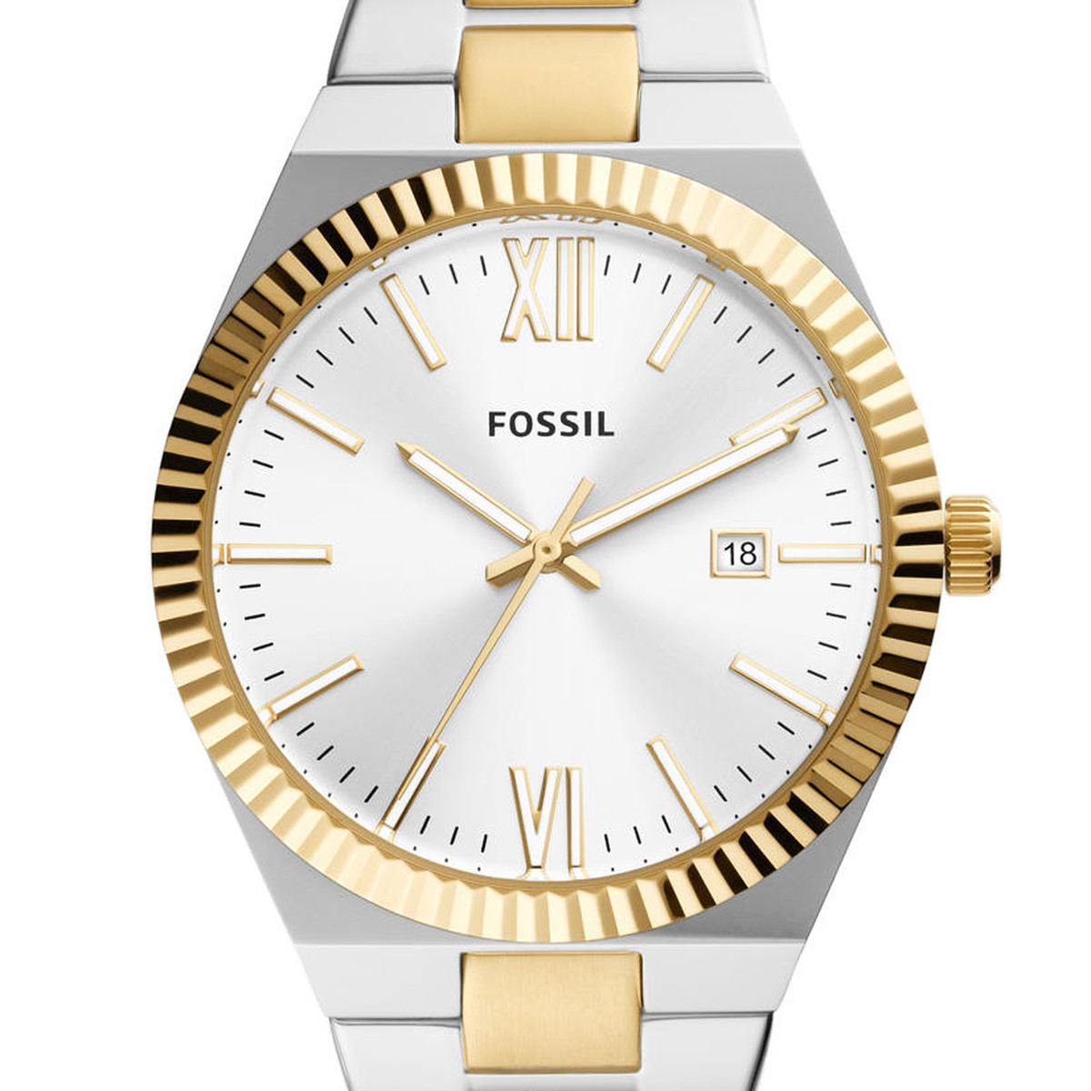 Montre FOSSIL Scarlette femme bracelet acier bicolore