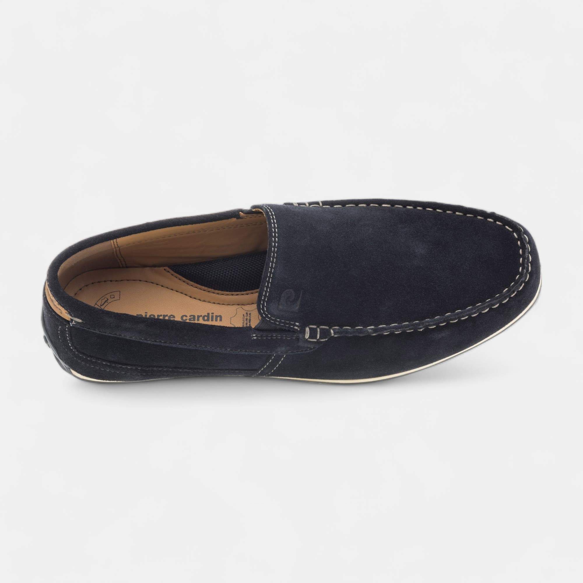 Mocassins Homme en cuir bleu marine