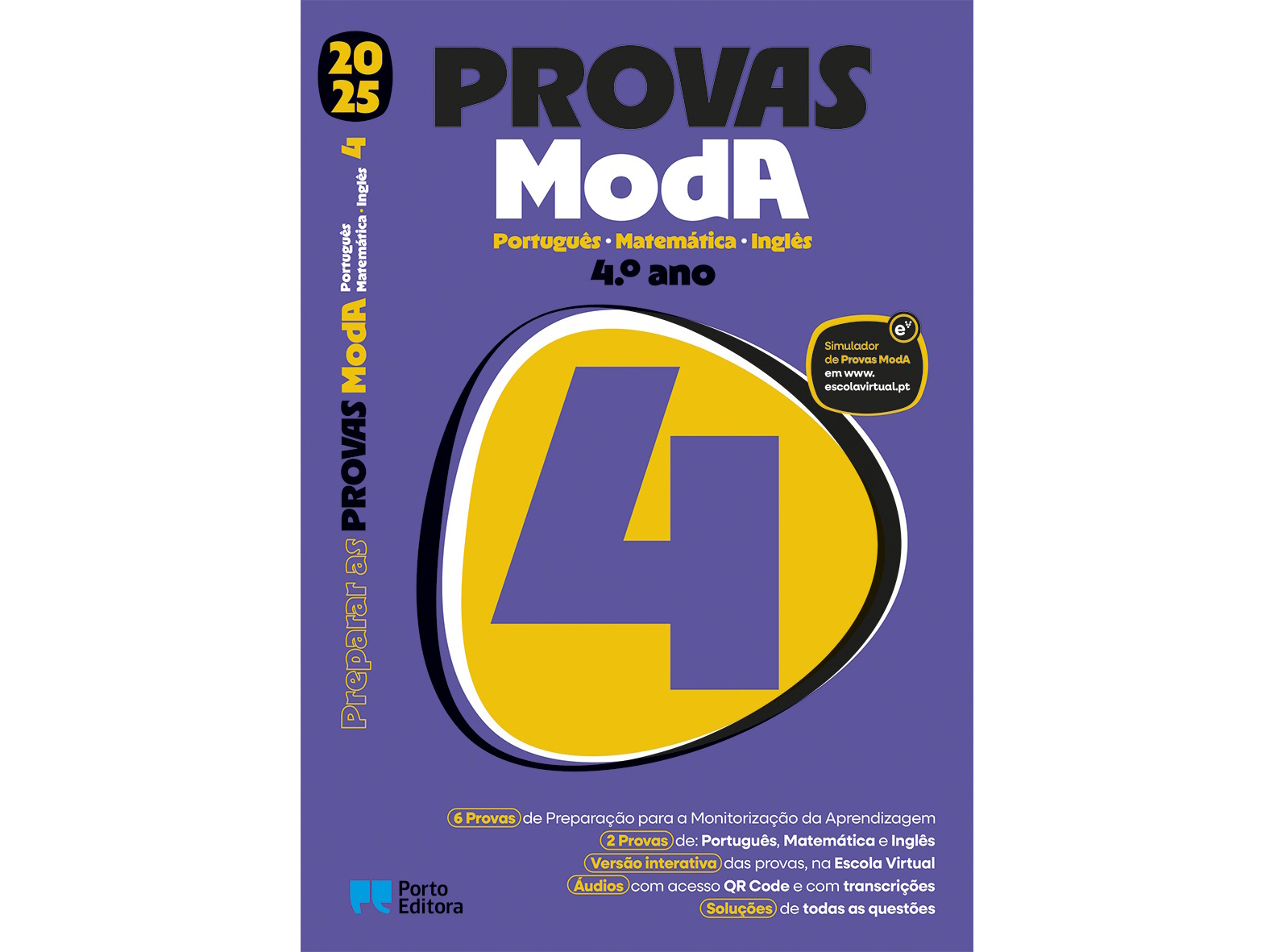 LIVRO PREP. PROVAS MODA 2025 PORTUGUÊS MATEMÁTICA INGLÊS