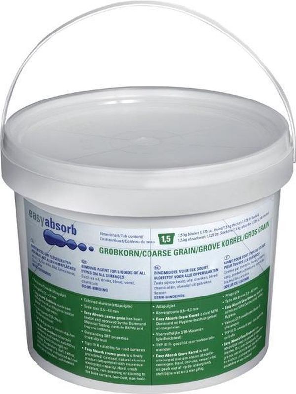 Easy Absorb - Absorptiekorrels - Grove Korrel - Inhoud 1.5 Liter