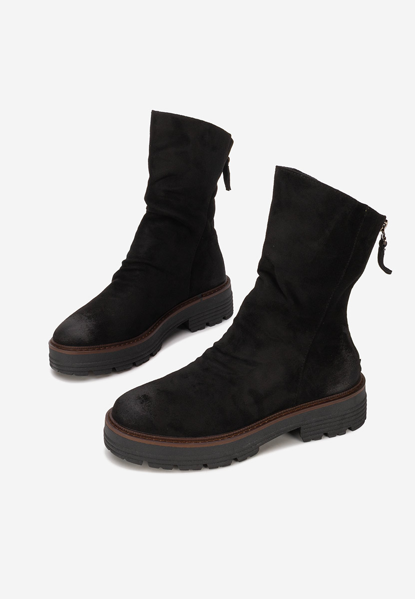 Bottes courtes femme noires Tavresa
