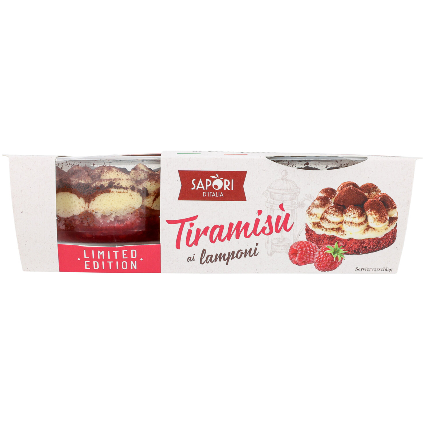 Sapori Tiramisu Himbeer 2x90g
