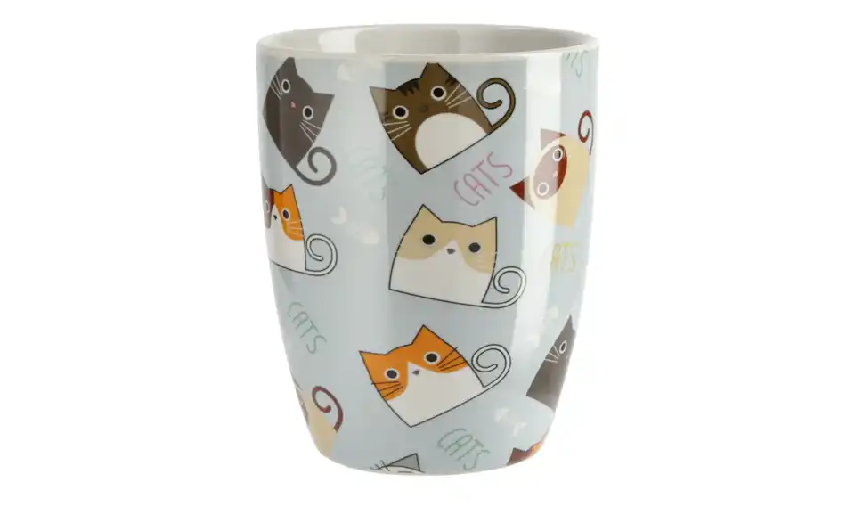 Kaffeebecher Katzen, 4er-Set