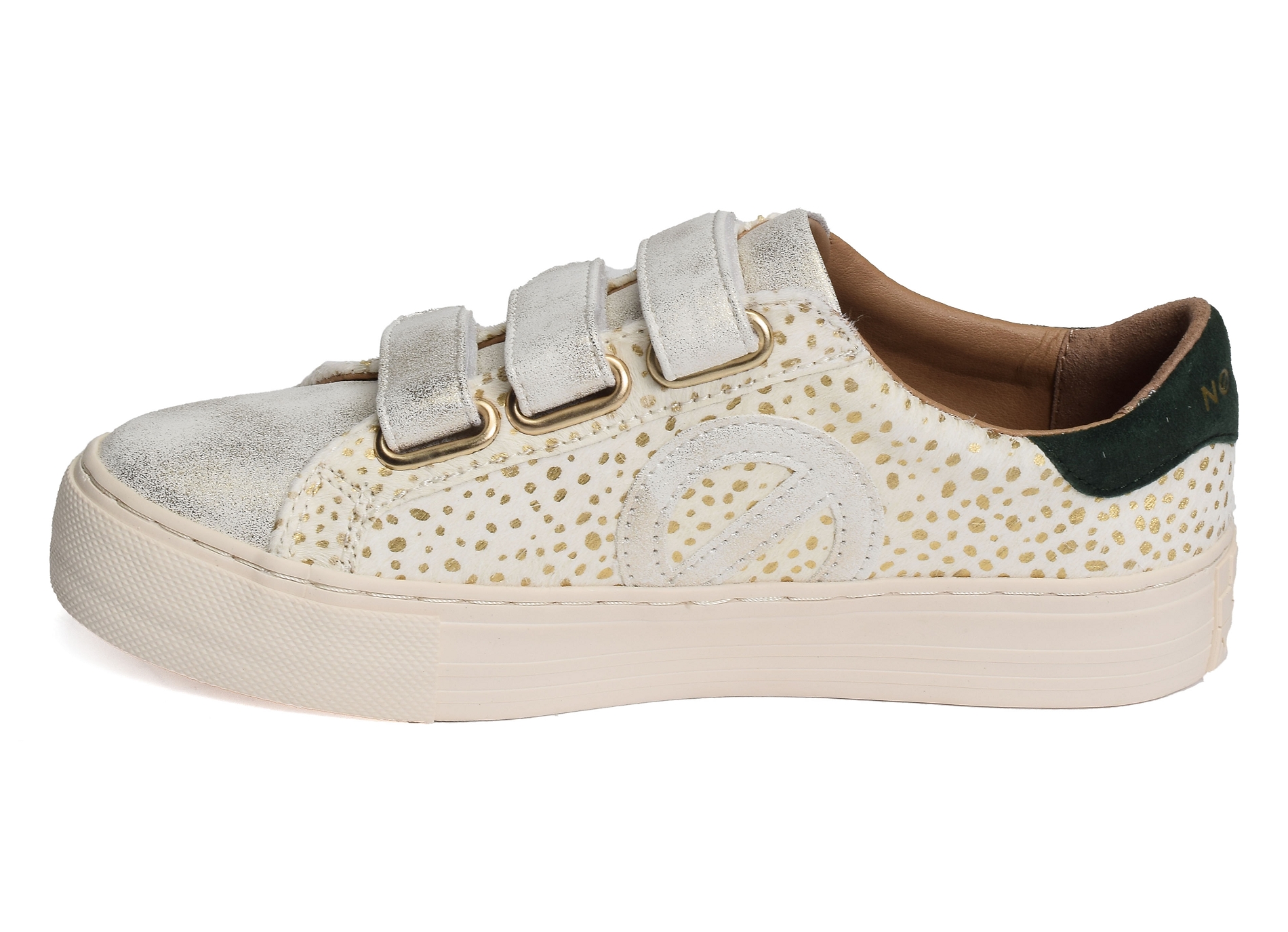 Arcade straps side beige argent