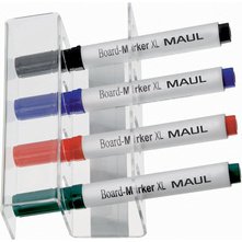 Porte-marqueur en acrylique pour 4 stylos, transparent