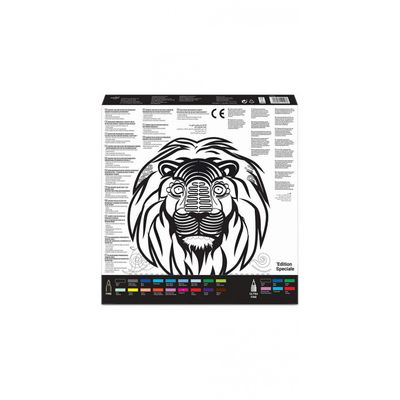 Sharpie Lion - Pack de 26 marqueurs permanents - pointes et couleurs assorties