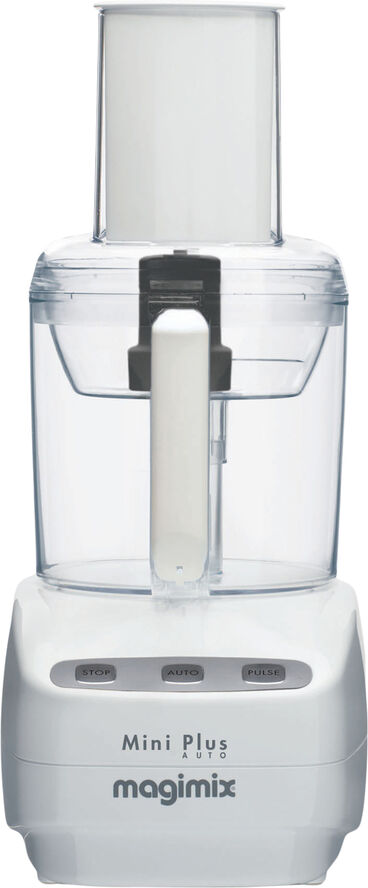 Magimix Foodprocessor Mini plus auto 400 watt Hvid Plast/Metal Hvid