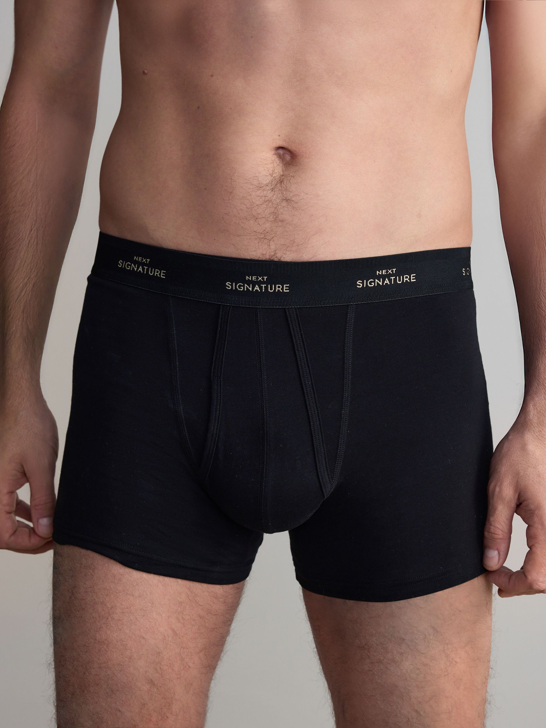 Zwart metallic - Verpakking van 4 - Signature boxershorts