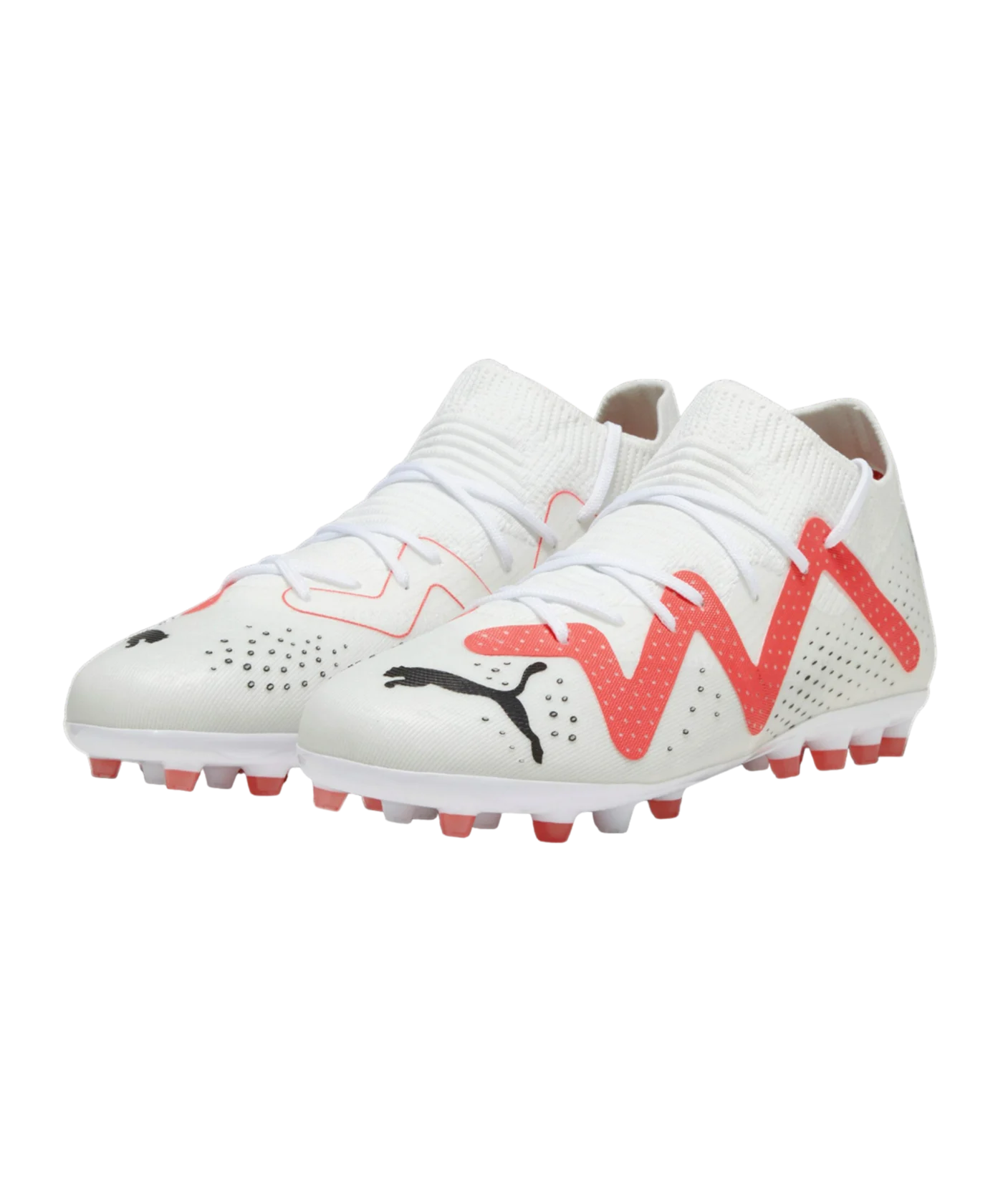 PUMA FUTURE Match MG Breakthrough Jr Kids Weiss Rot Schwarz F01