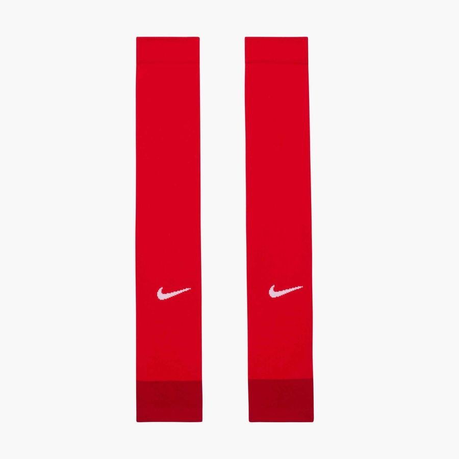 Nike Chaussettes de Football Jambière Dri-FIT Strike - Rouge/Blanc