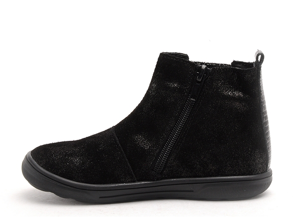 Bopy boots bottine enfant salamac noir