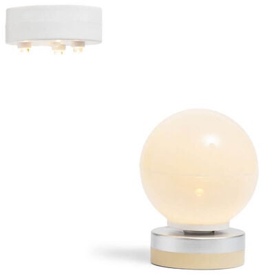 Lundby Dukkehustilbehør Spotlights og Gulvlampe, Beige/Hvit