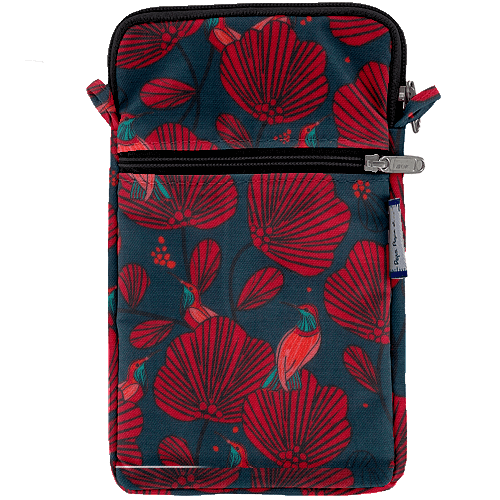 Pochette Téléphone Matelassée Oiseau De Noël