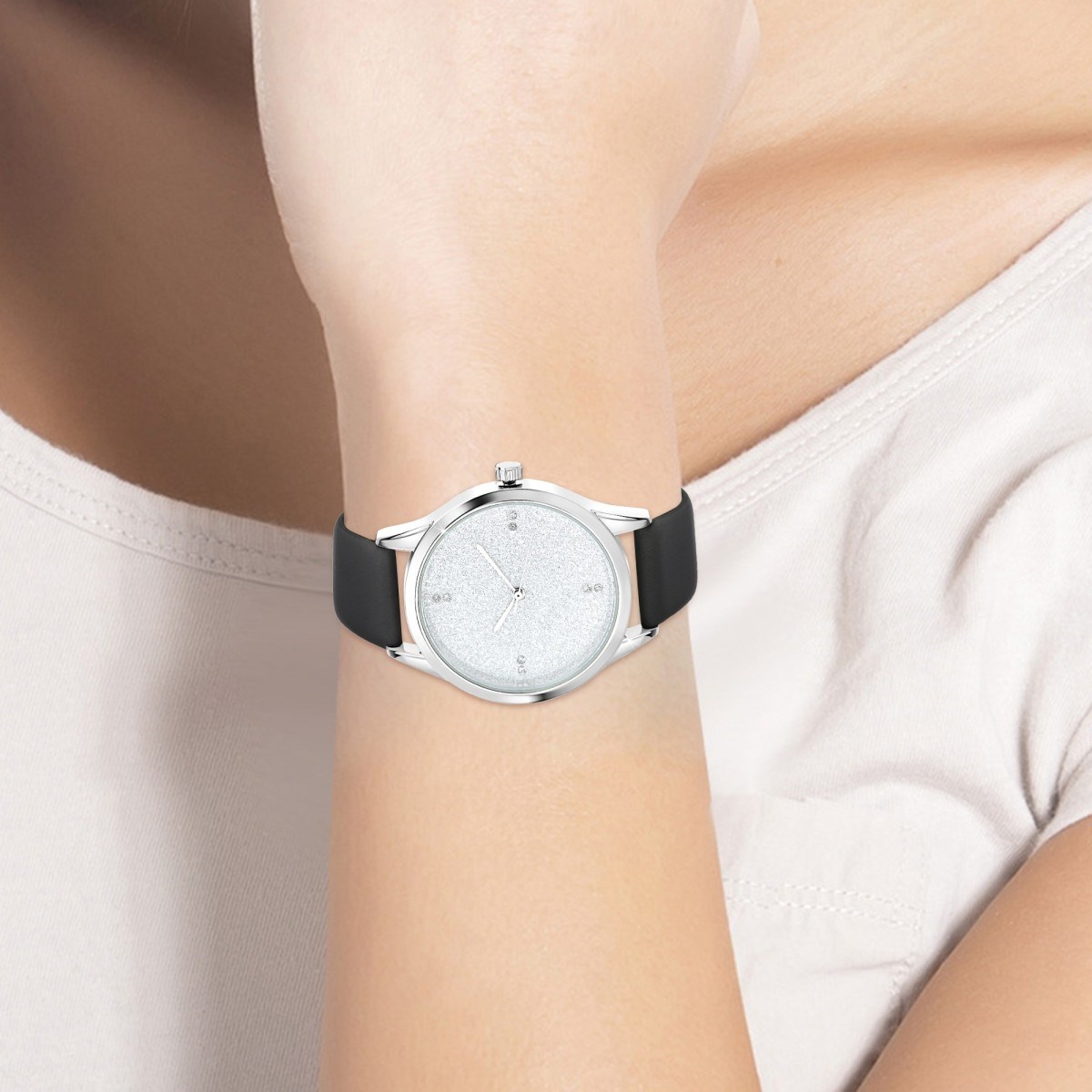 Montre Elya ornée de Cristaux scintillants SC Crystal