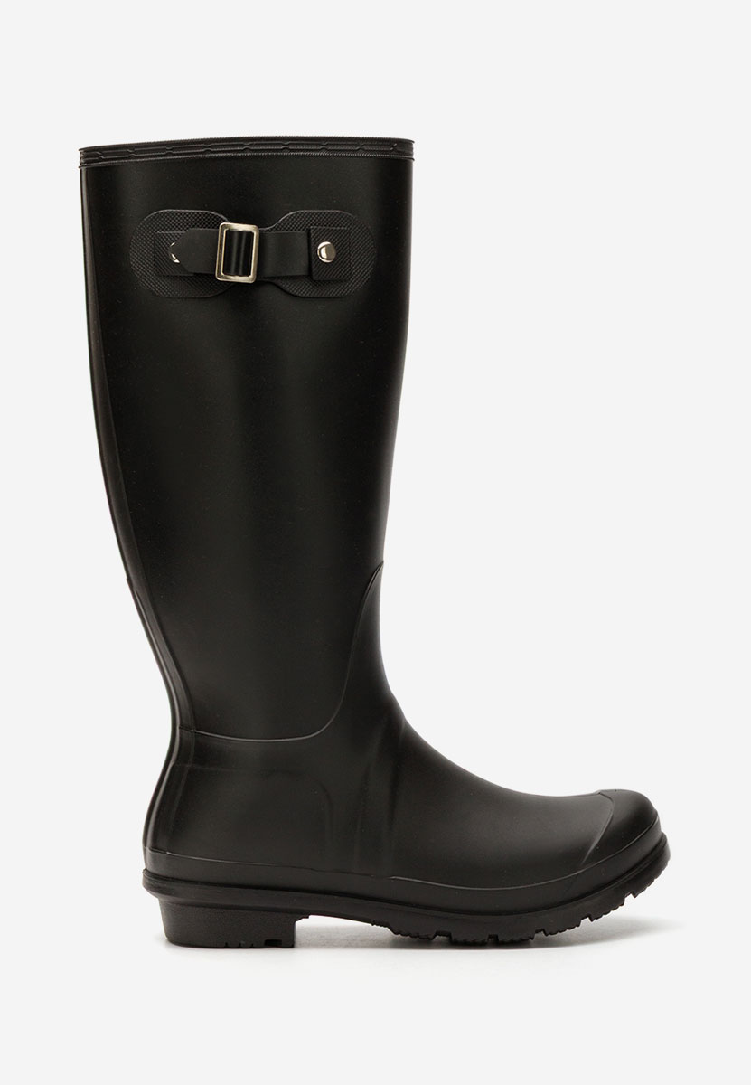 Bottes en caoutchouc noires Suzane