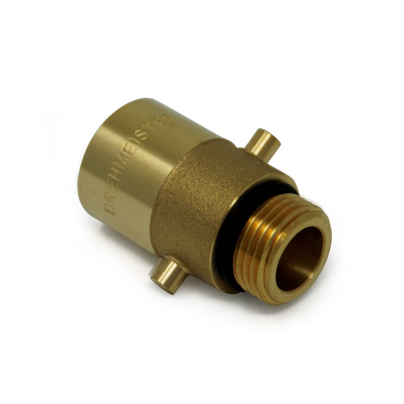 DREHMEISTER Bajonett LPG Adapter W21.8x1/14 Zoll - kurze Ausführung