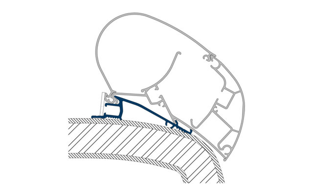 Dometic PR-Adapt Adapter für Dachmarkisen PW 2000 und PW 2500