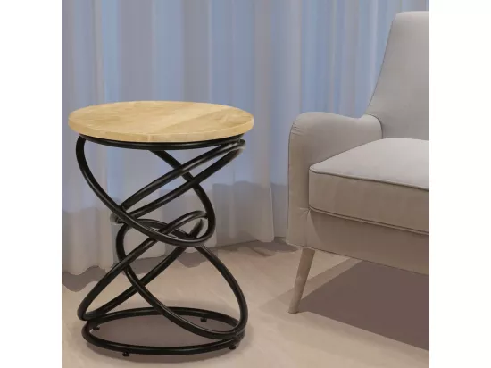 Table d'appoint Bois de manguier solide 40x50 cm