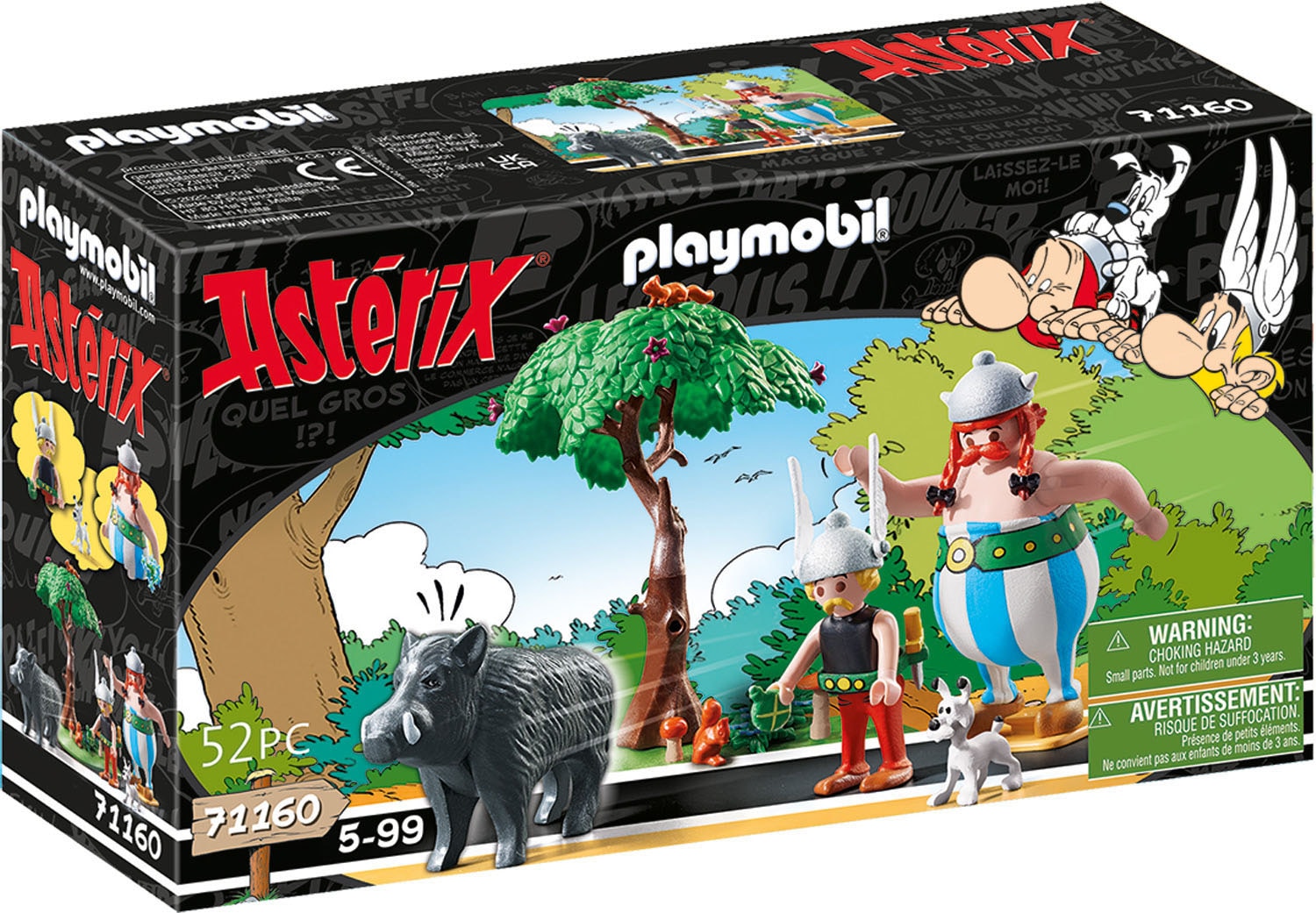 Playmobil® Konstruktions-Spielset »Wildschweinjagd (71160), Asterix« Made in Europe