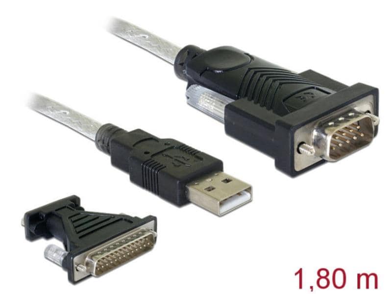 Delock Serial-Adapter USB - Seriell Serielle Geräte über einen USB-Port anschliessen