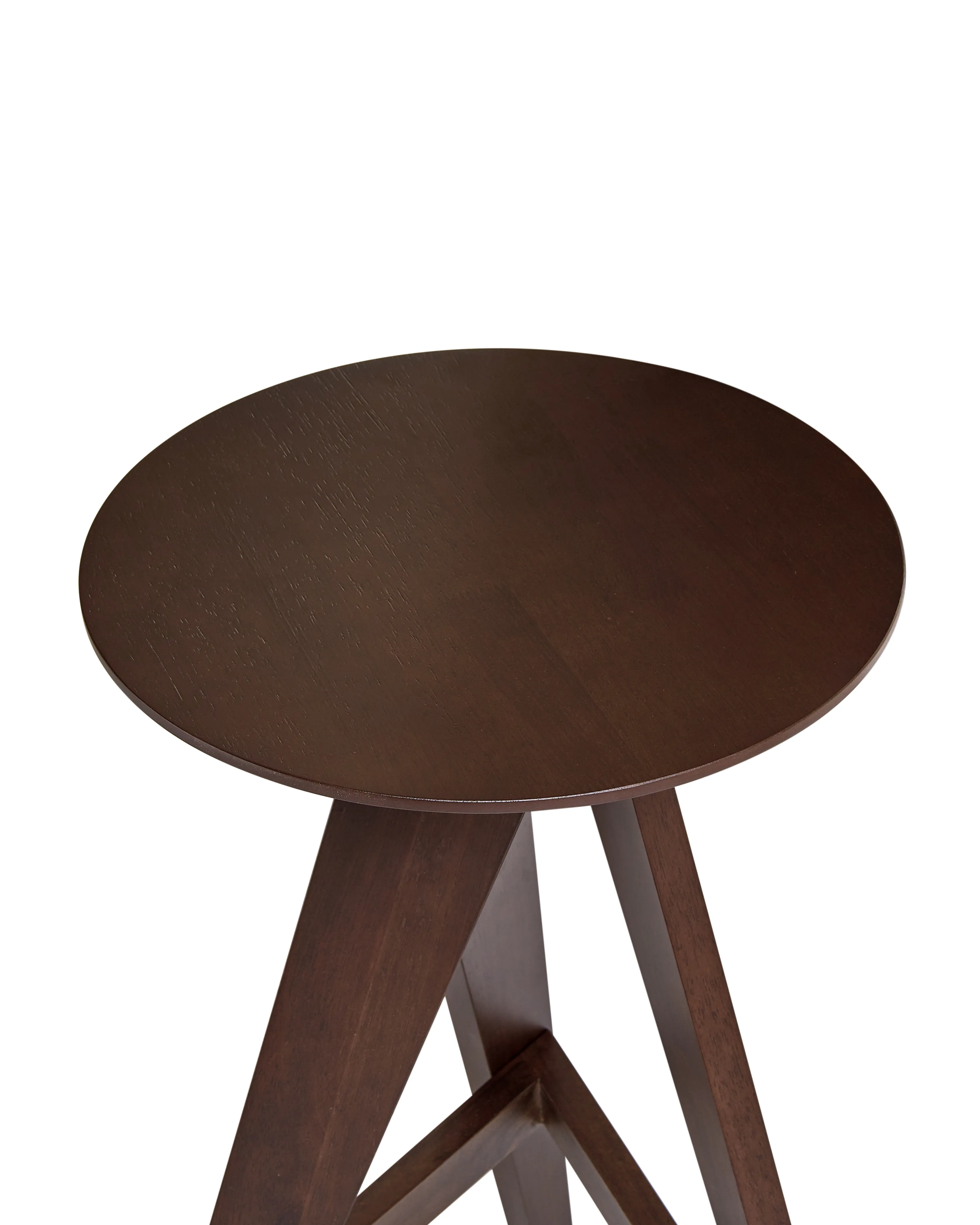 Set van 2 barkrukken AROMA Hout Donkerbruin