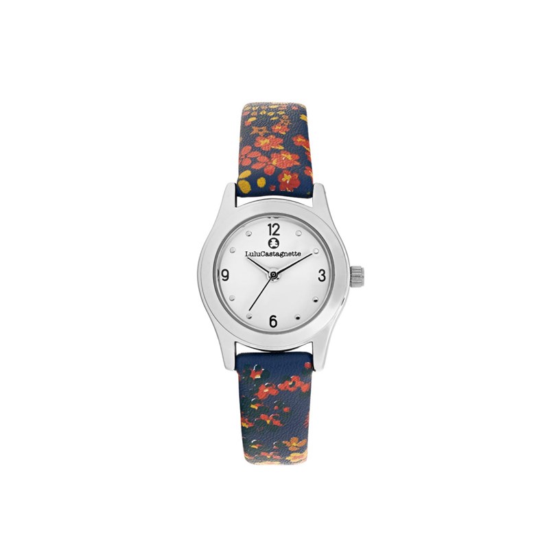Montre fille analogique Lulu Castagnette - Bracelet cuir - Leaf
