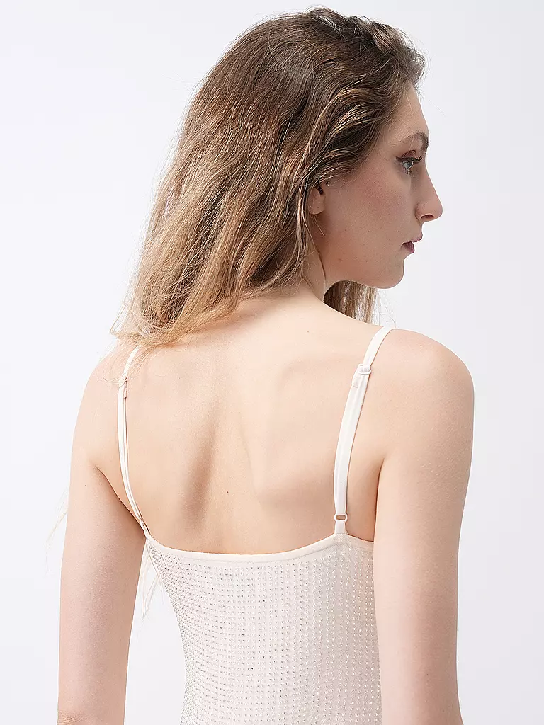 SELF-PORTRAIT Maxikleid beige